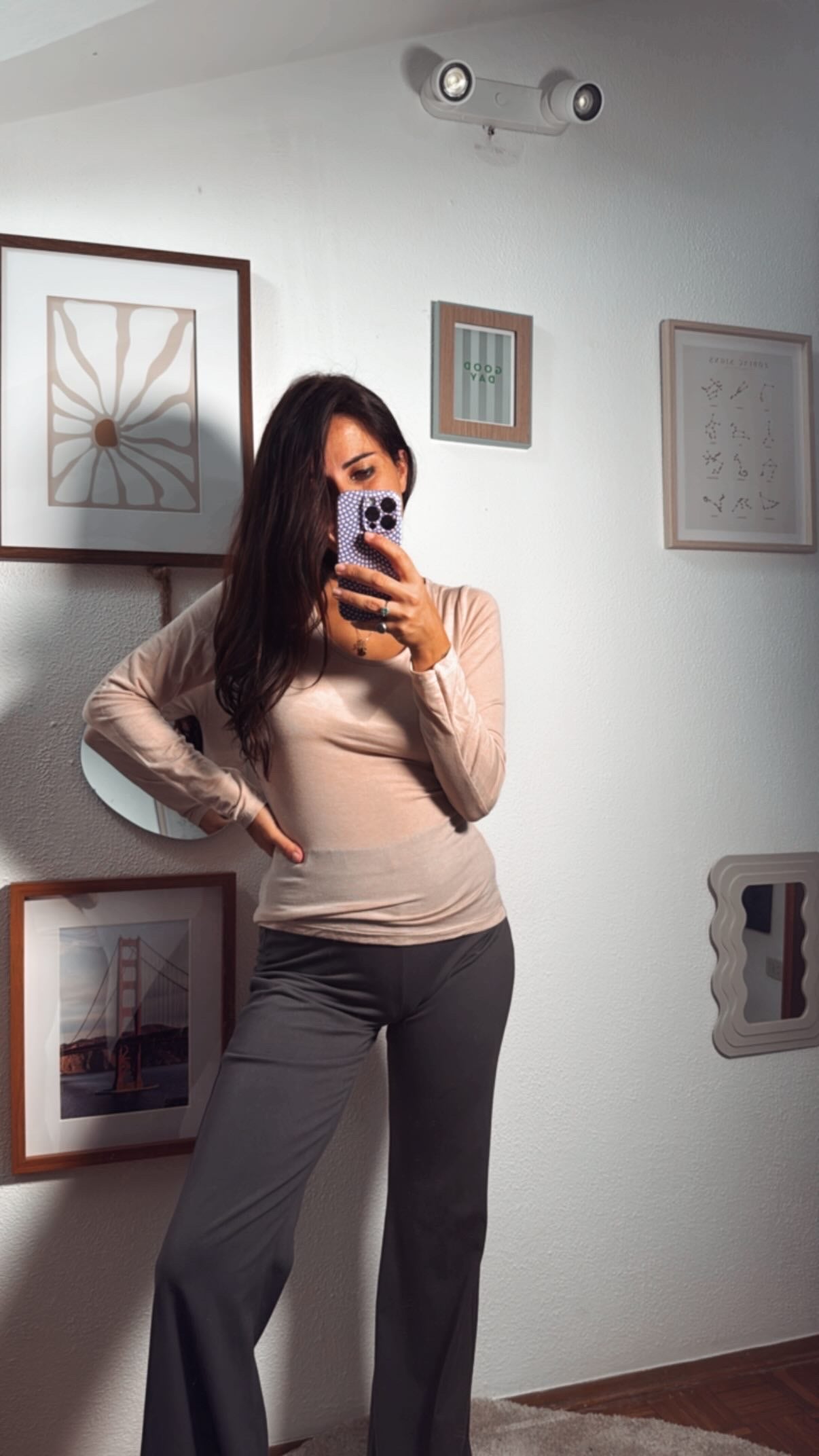 Maglia basic maniche lunghe