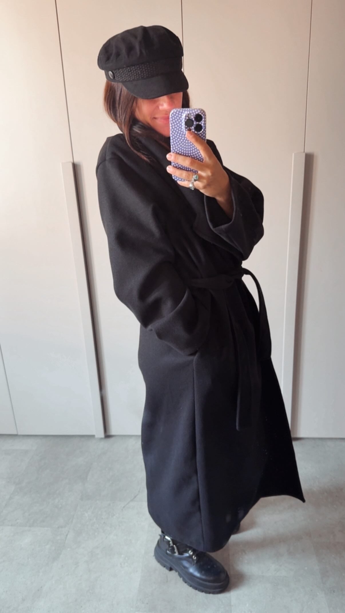 Cappotto lungo sfoderato