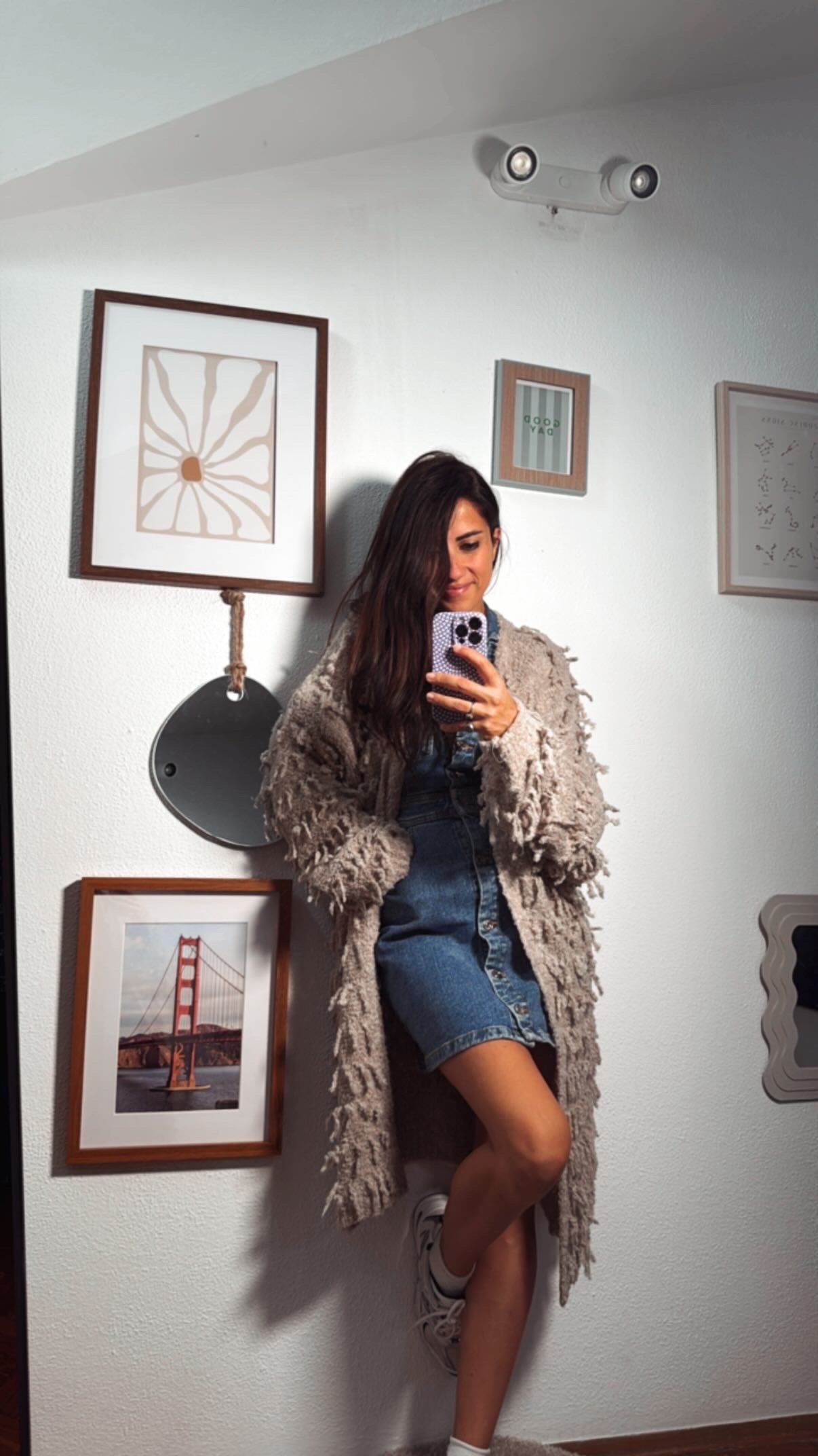 Cardigan lungo donna