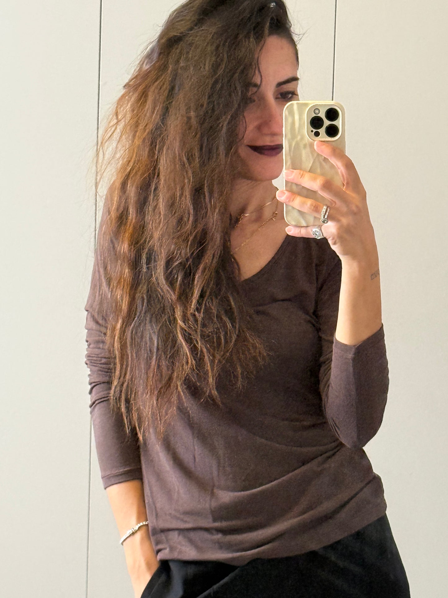 Maglia basic manica lunga