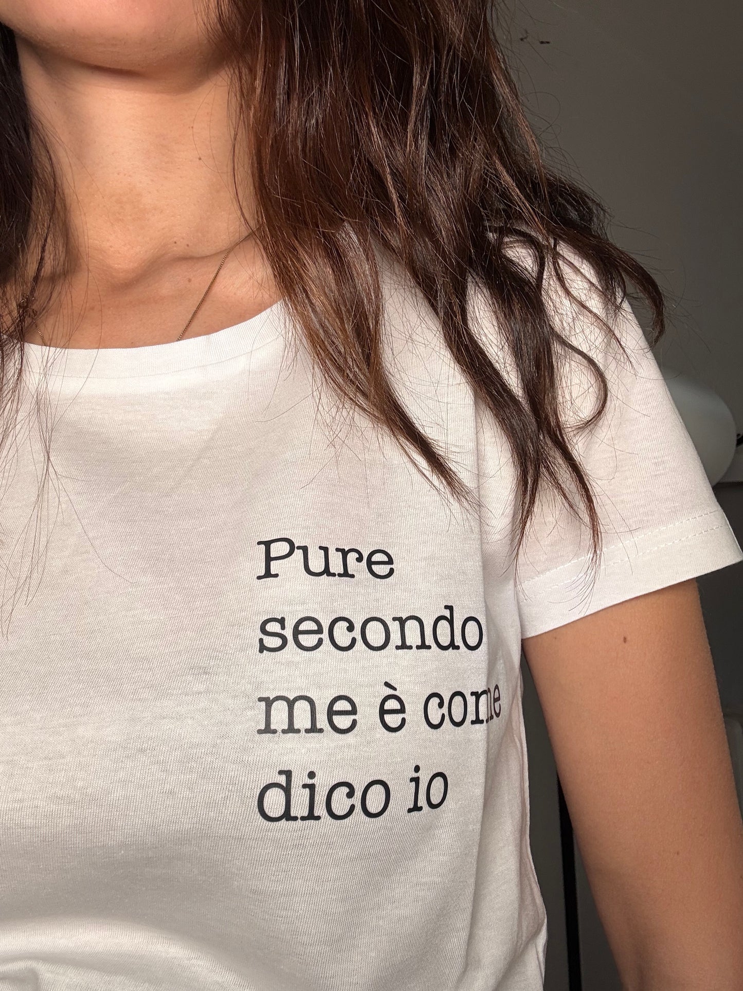 Tshirt con scritta stampata