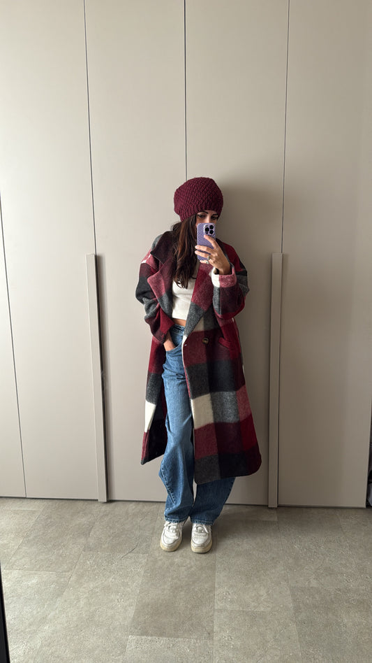 Cappotto a quadri