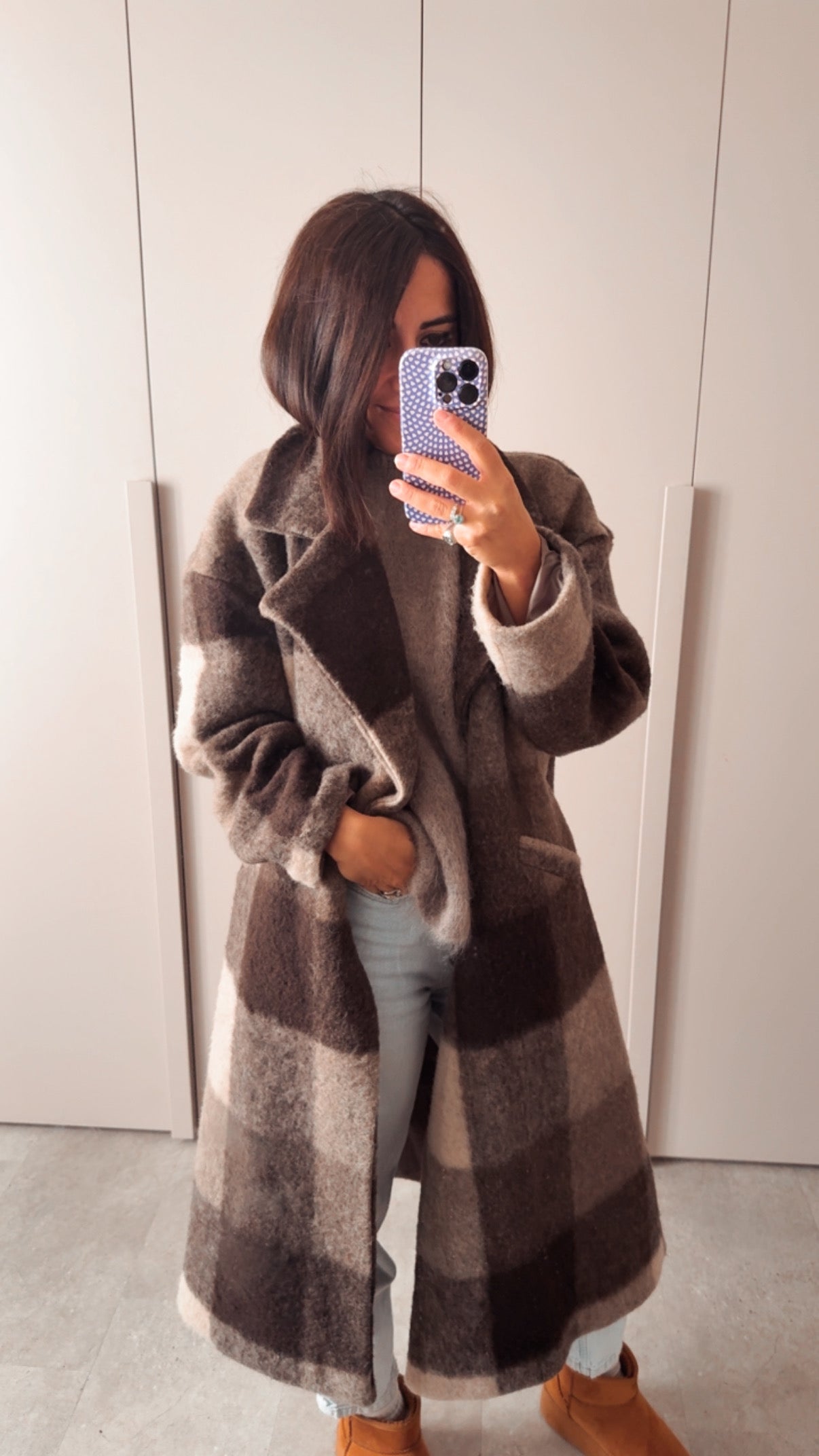 Cappotto a quadri