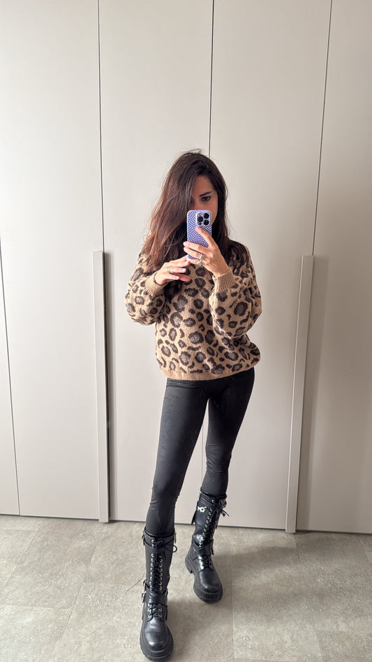 Maglione ghepardato