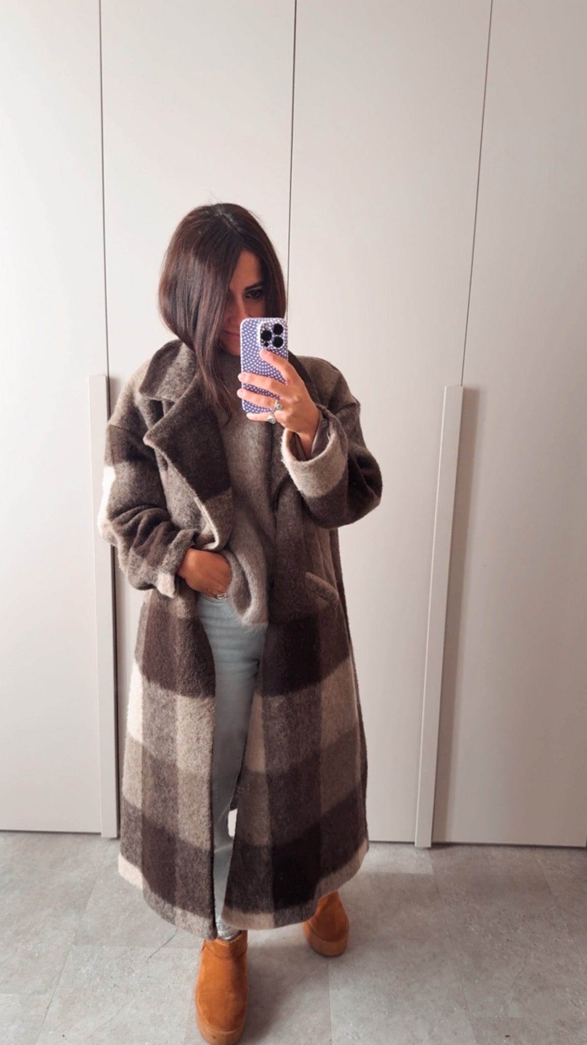 Cappotto a quadri