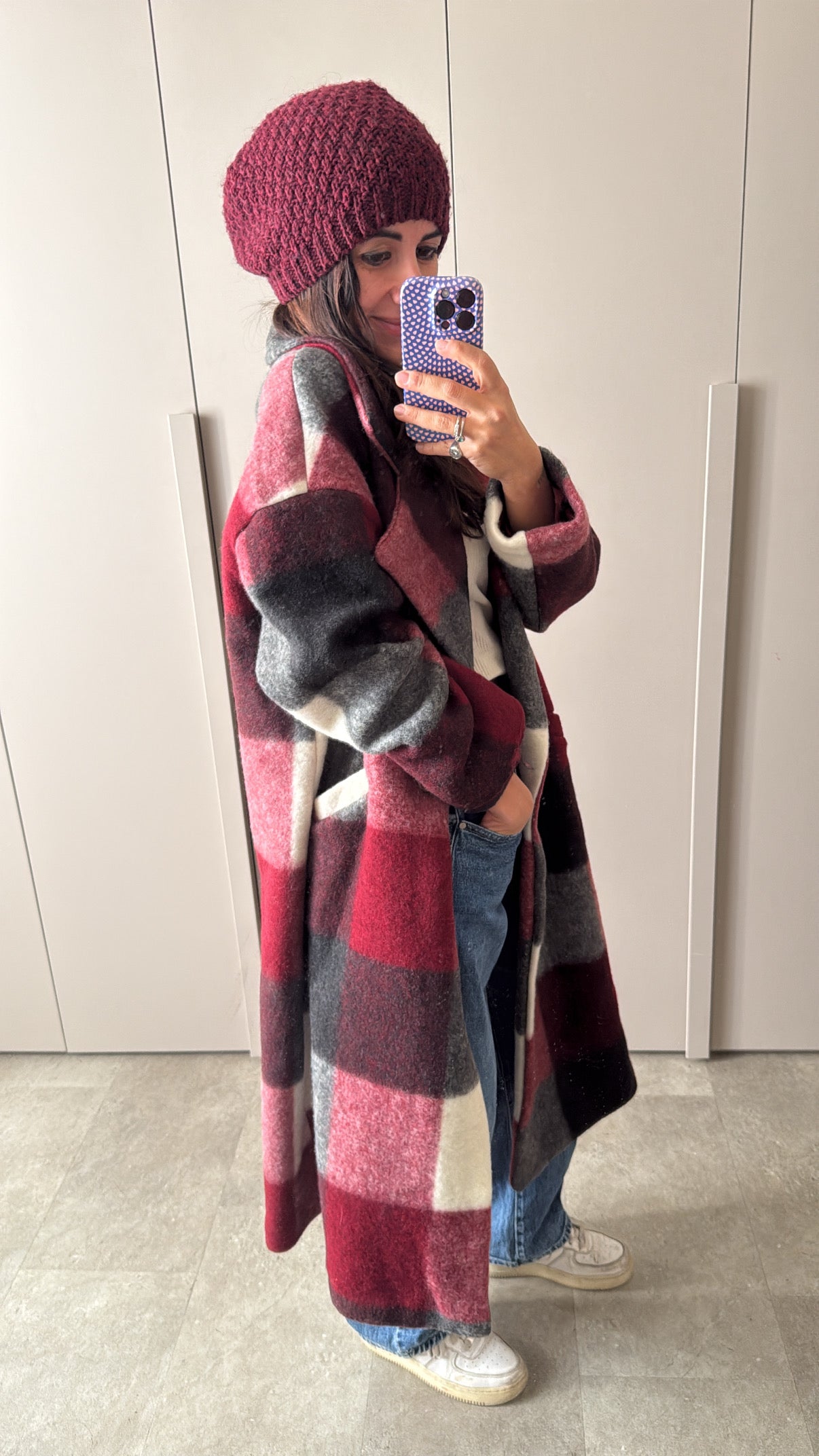 Cappotto a quadri