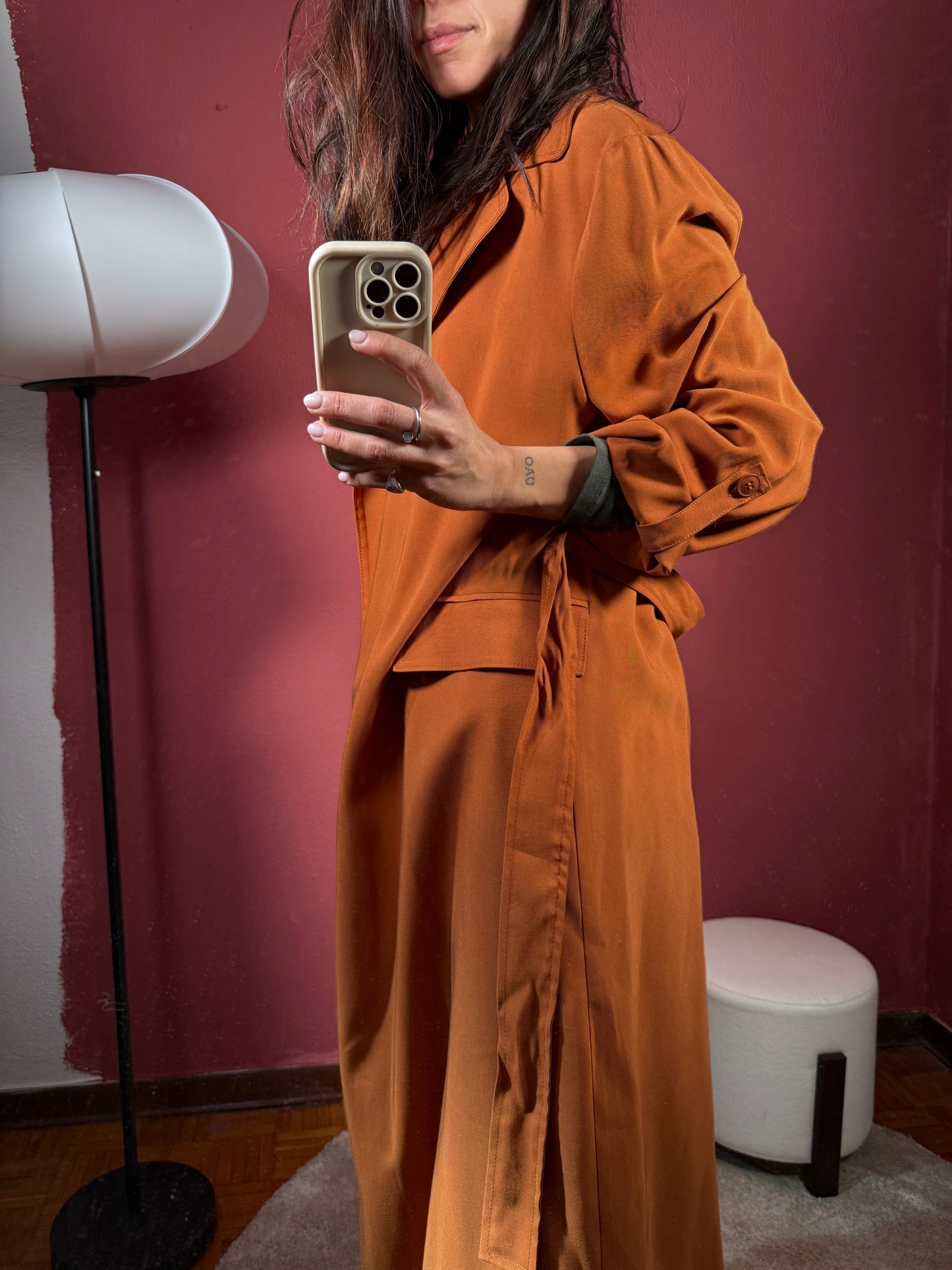 Trench con cintura Dante