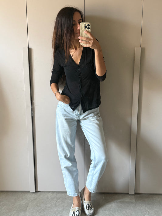 Maglia basic misto cashmere